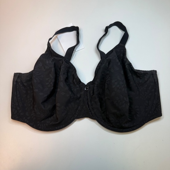 Chantelle Comfort Chic Back Shaping Minimizer Bra Black 38DDDD - Picture 3 of 8